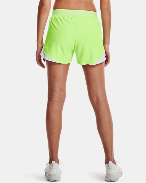 Damen UA Play Up 3.0 Shorts, Green, pdpMainDesktop image number 1